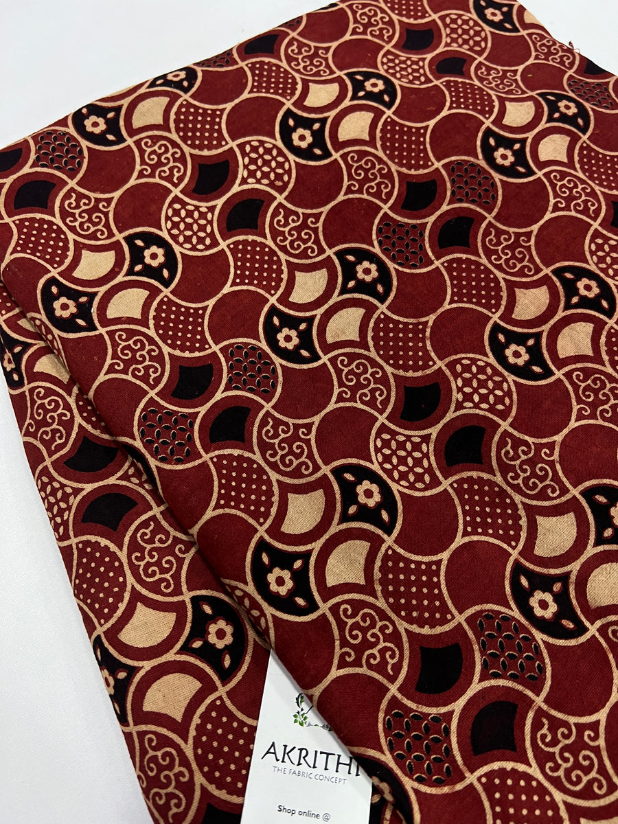 Printed pure cotton fabric