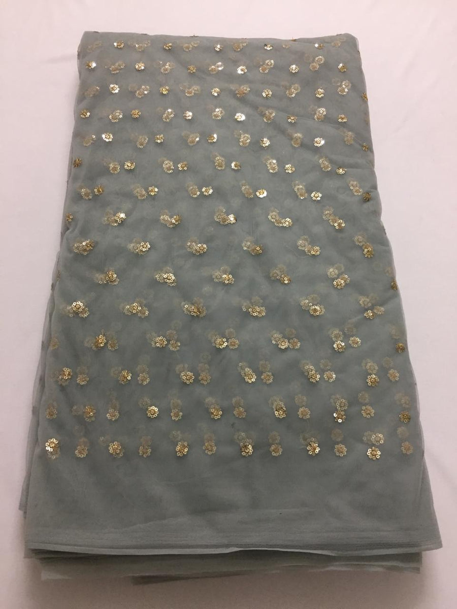 Butti net saree