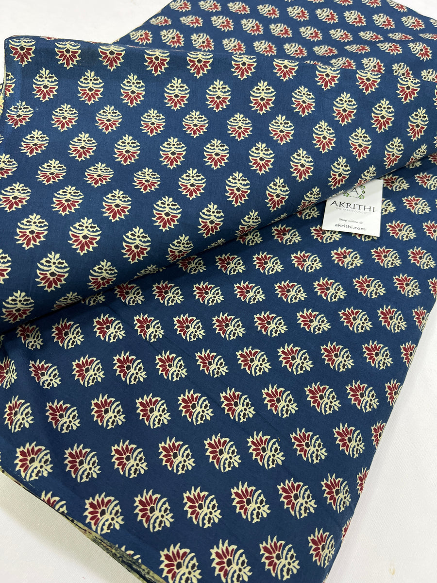 Printed pure cotton fabric