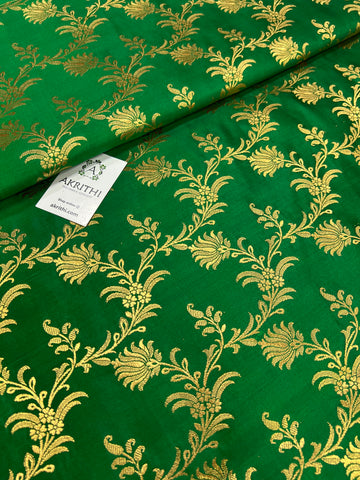 Handloom Banarasi brocade fabric