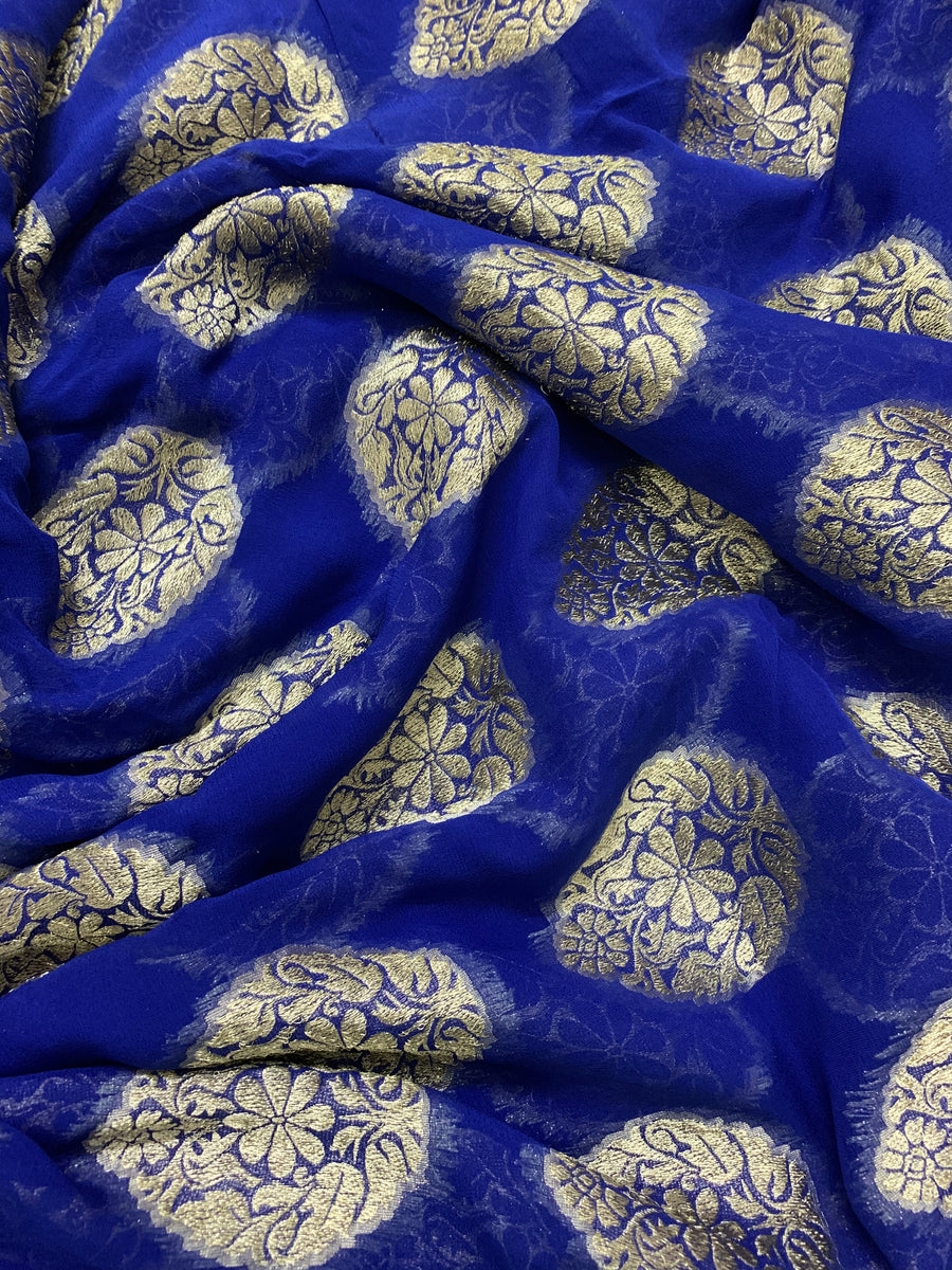 Pure georgette woven fabric