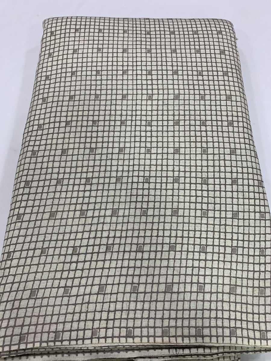 Printed pure flex cotton fabric