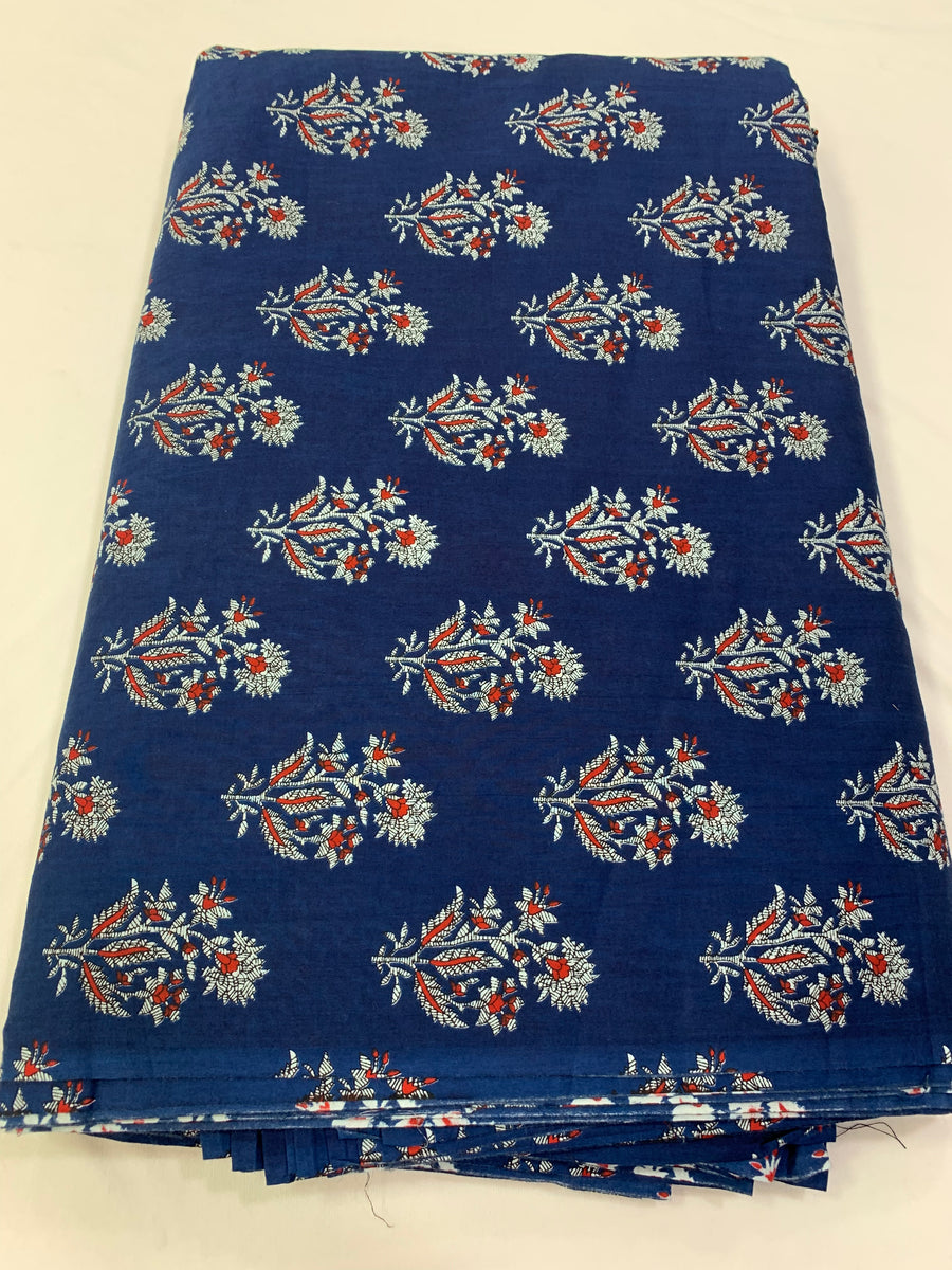 Printed pure cotton fabric