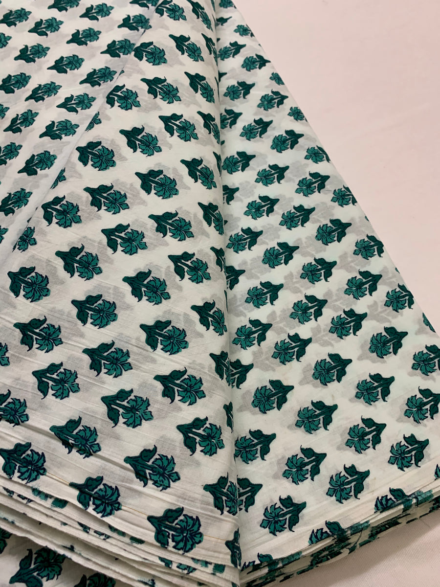 Printed pure cotton fabric