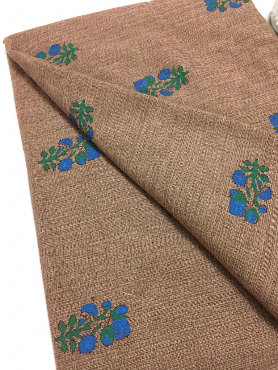 Block Printed cotton fabric