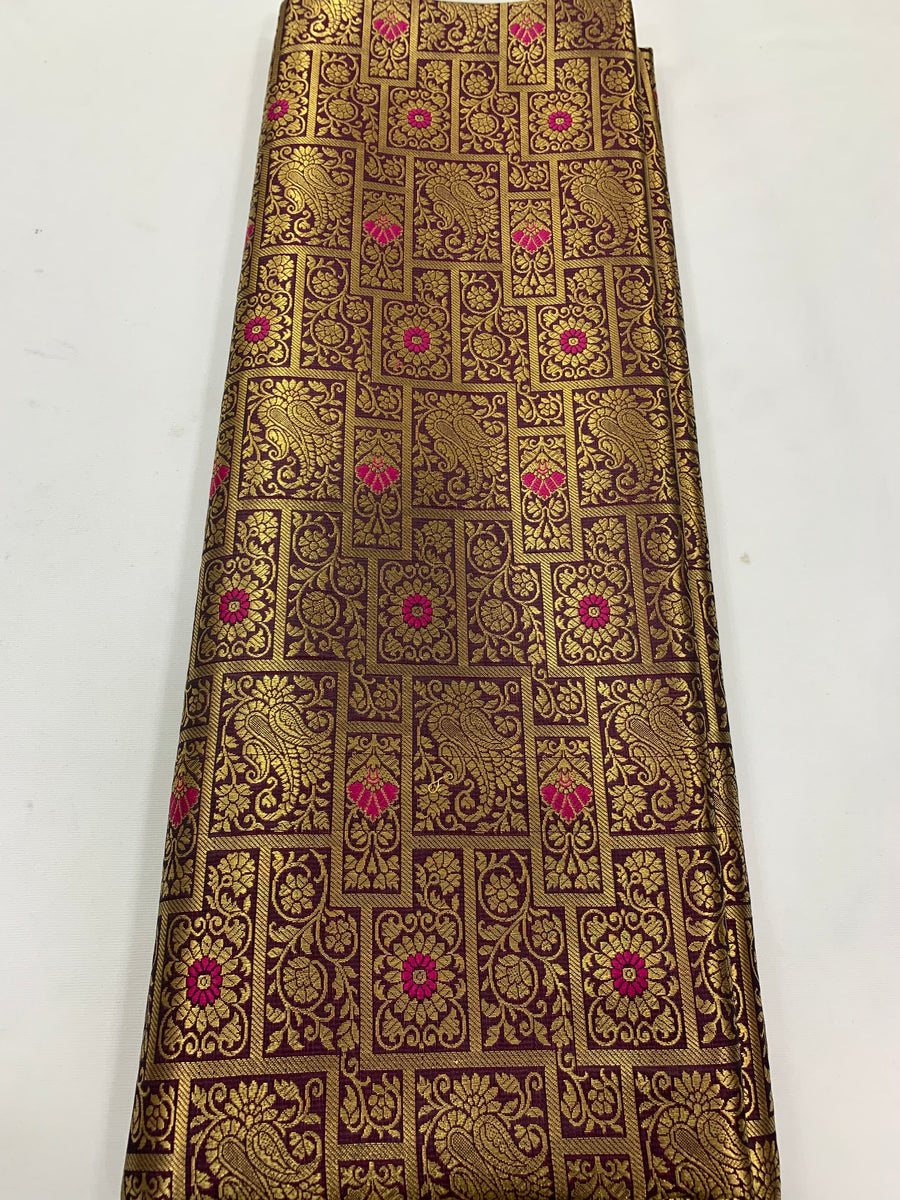 Banarasi brocade fabric