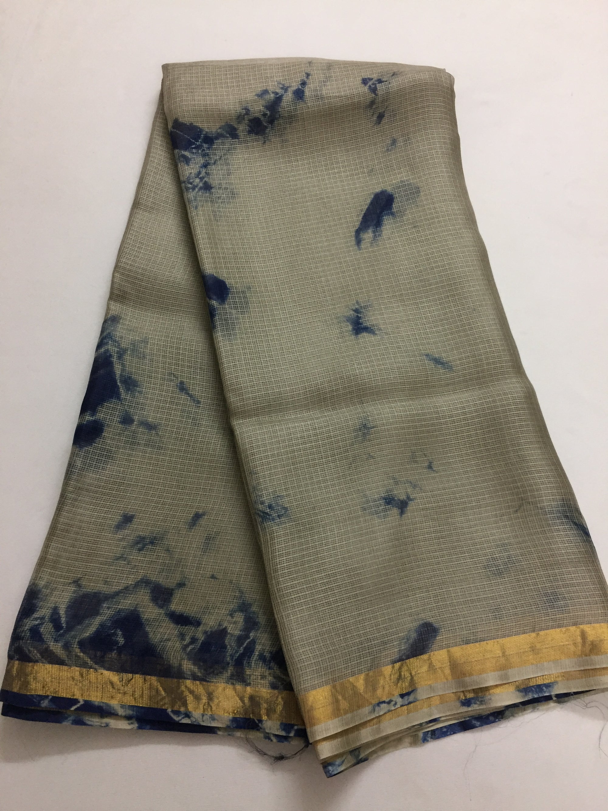 Tie and dye pure kota silk saree