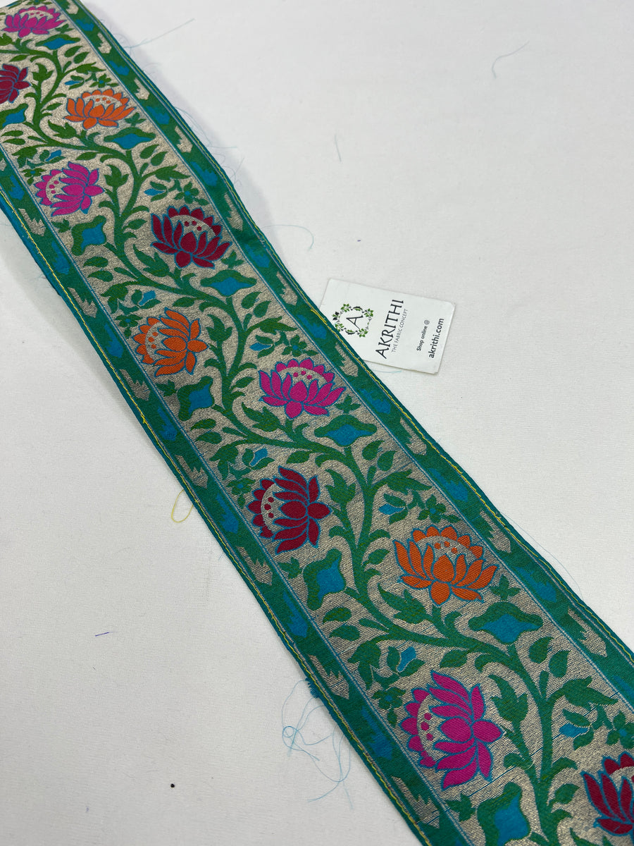 Handloom Banarasi lace 9 metres roll