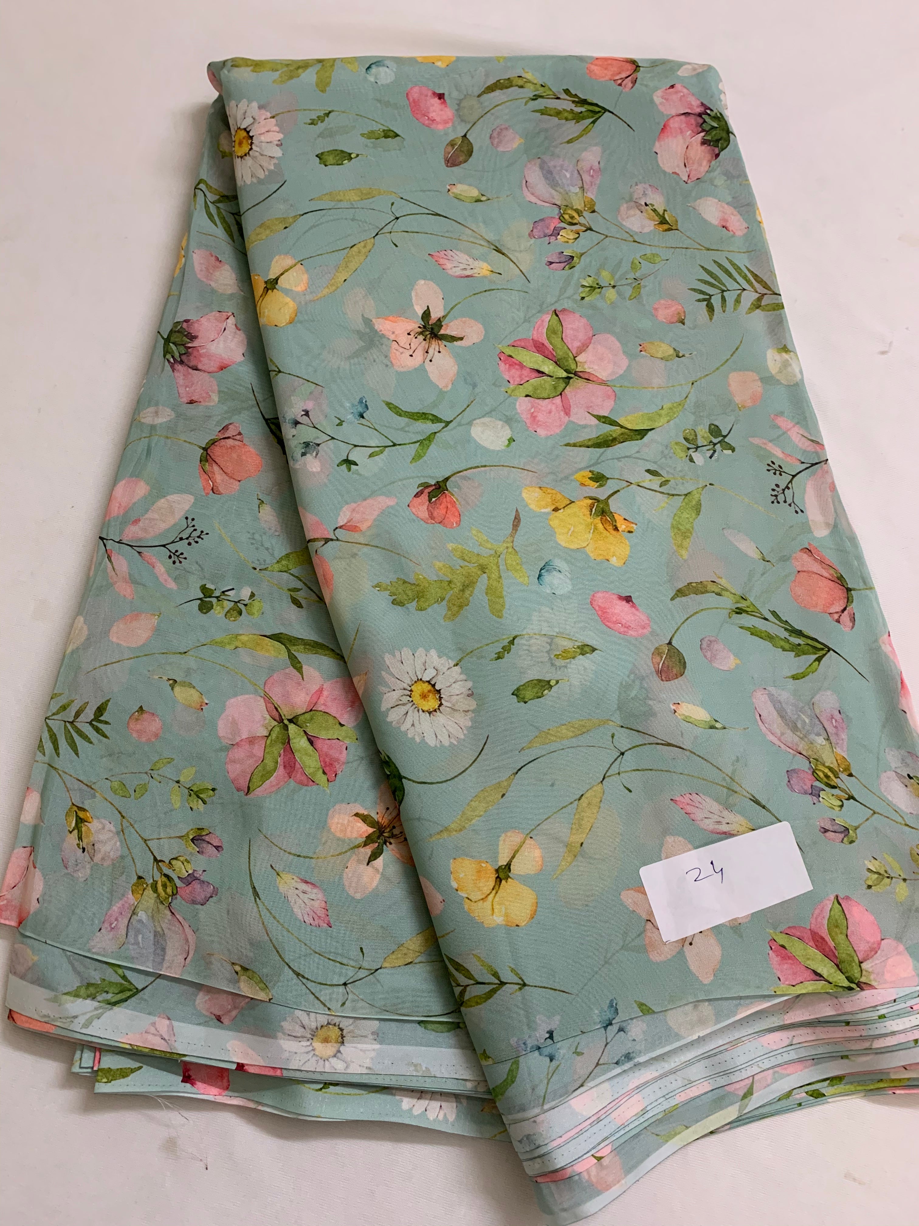 Buy printed organza fabric online : printed fabrics online – Akrithi