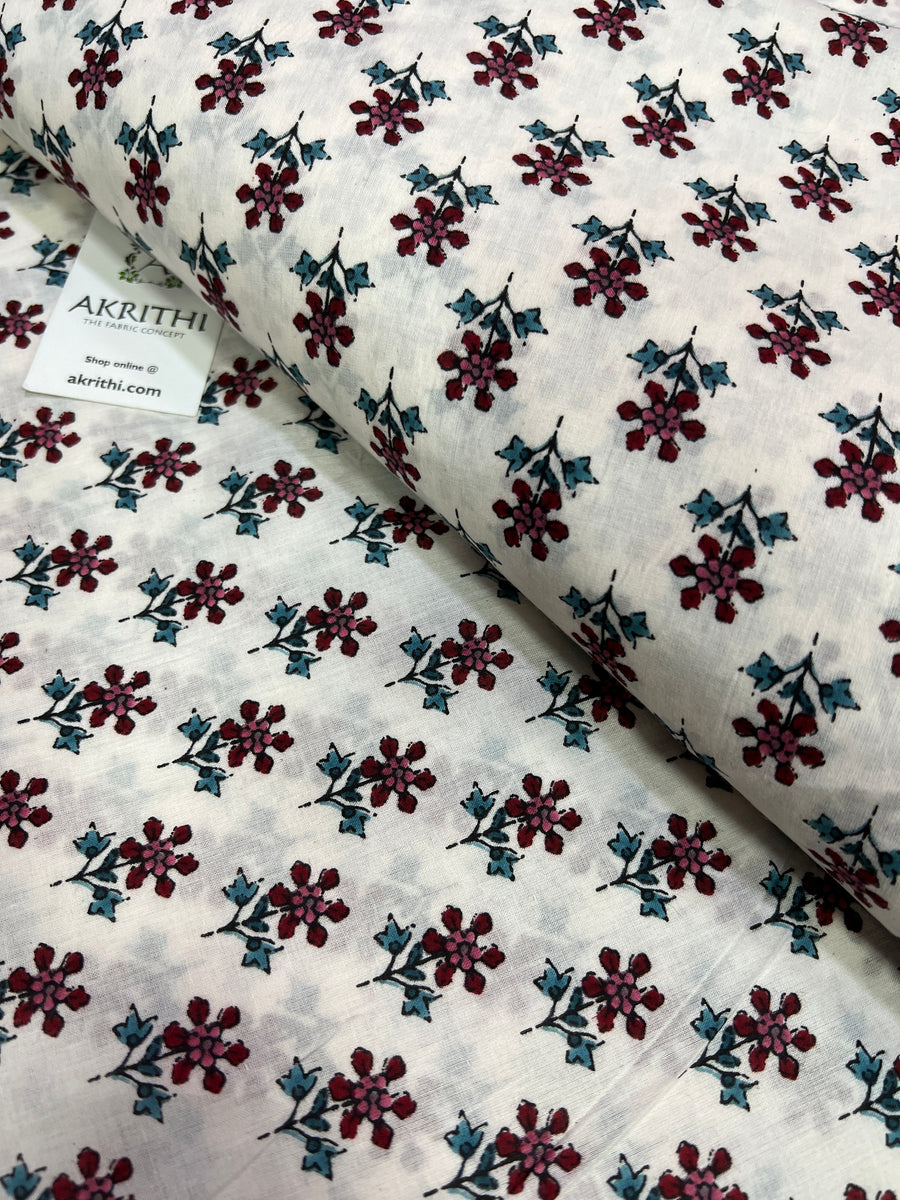 Printed pure cotton fabric