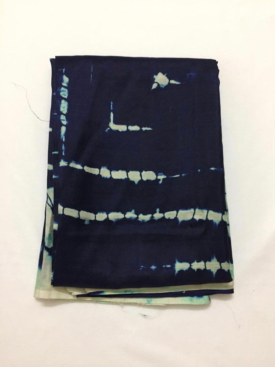 Shibori tie and dye pure soft silk kurta