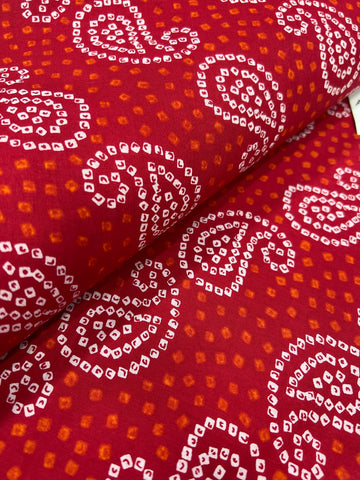 Printed pure cotton fabric