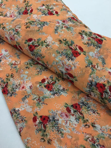 Printed georgette fabric