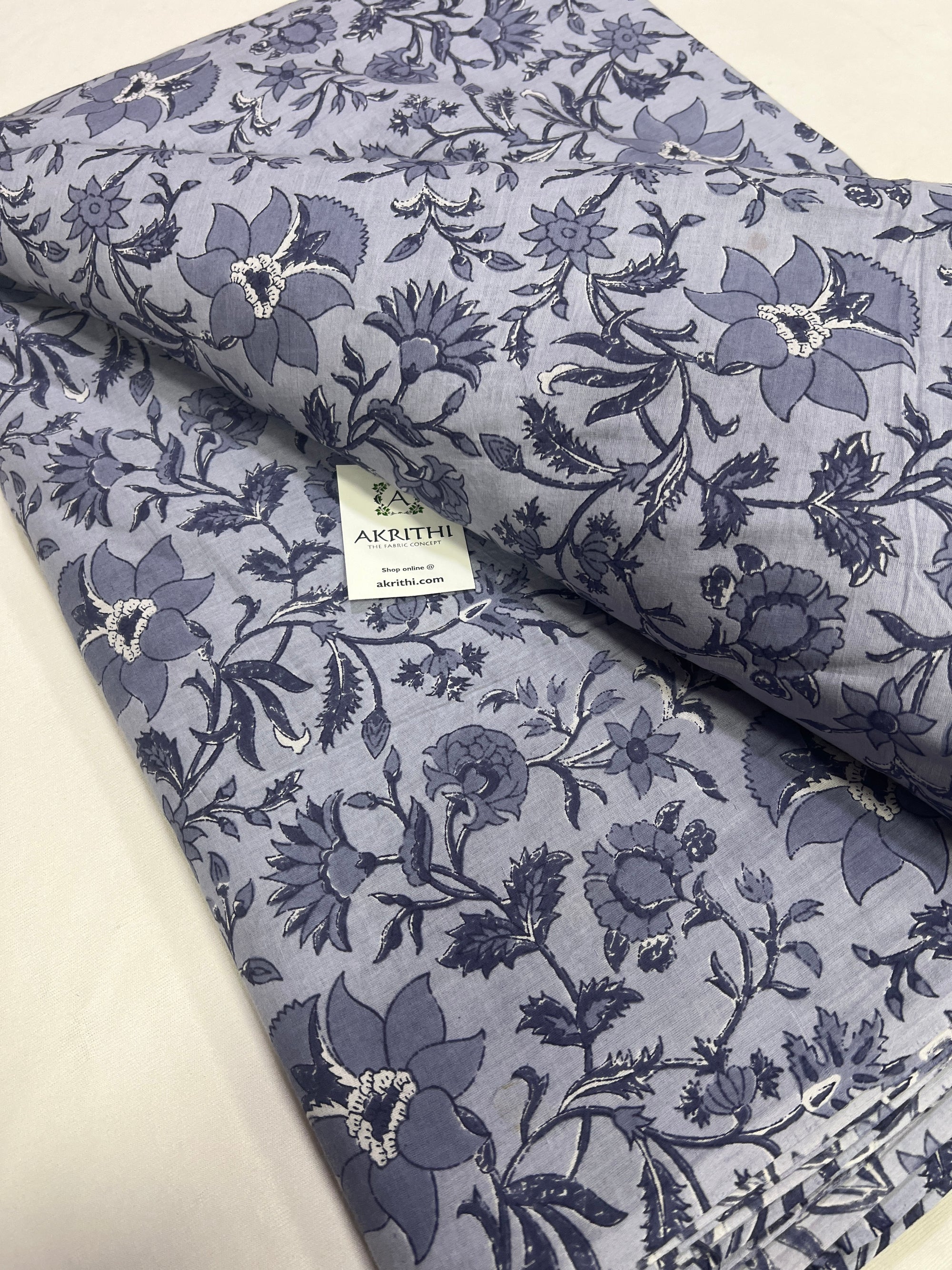 Printed pure cotton fabric