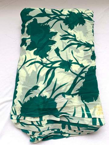 Printed georgette fabric