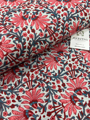 Printed pure cotton fabric