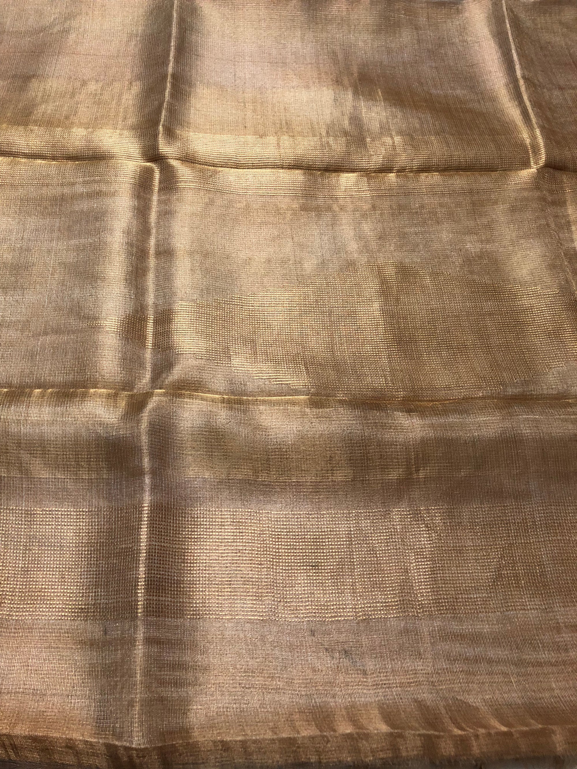 Pure gold tissue saree