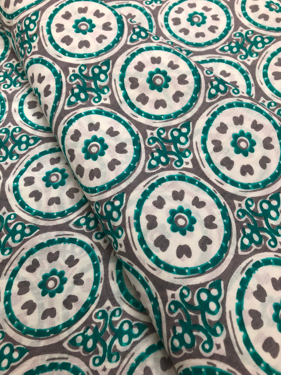 Printed cotton fabric