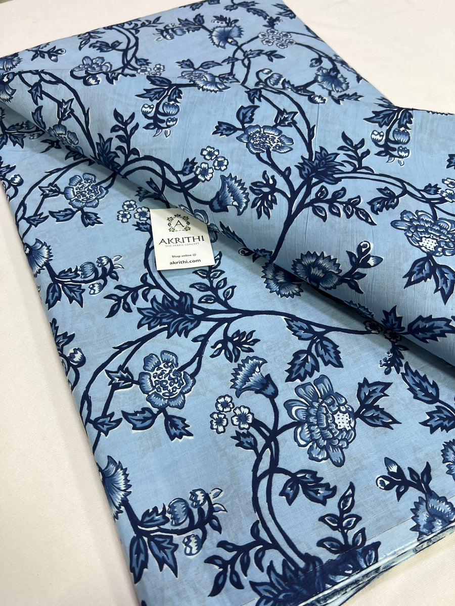 Printed pure cotton fabric