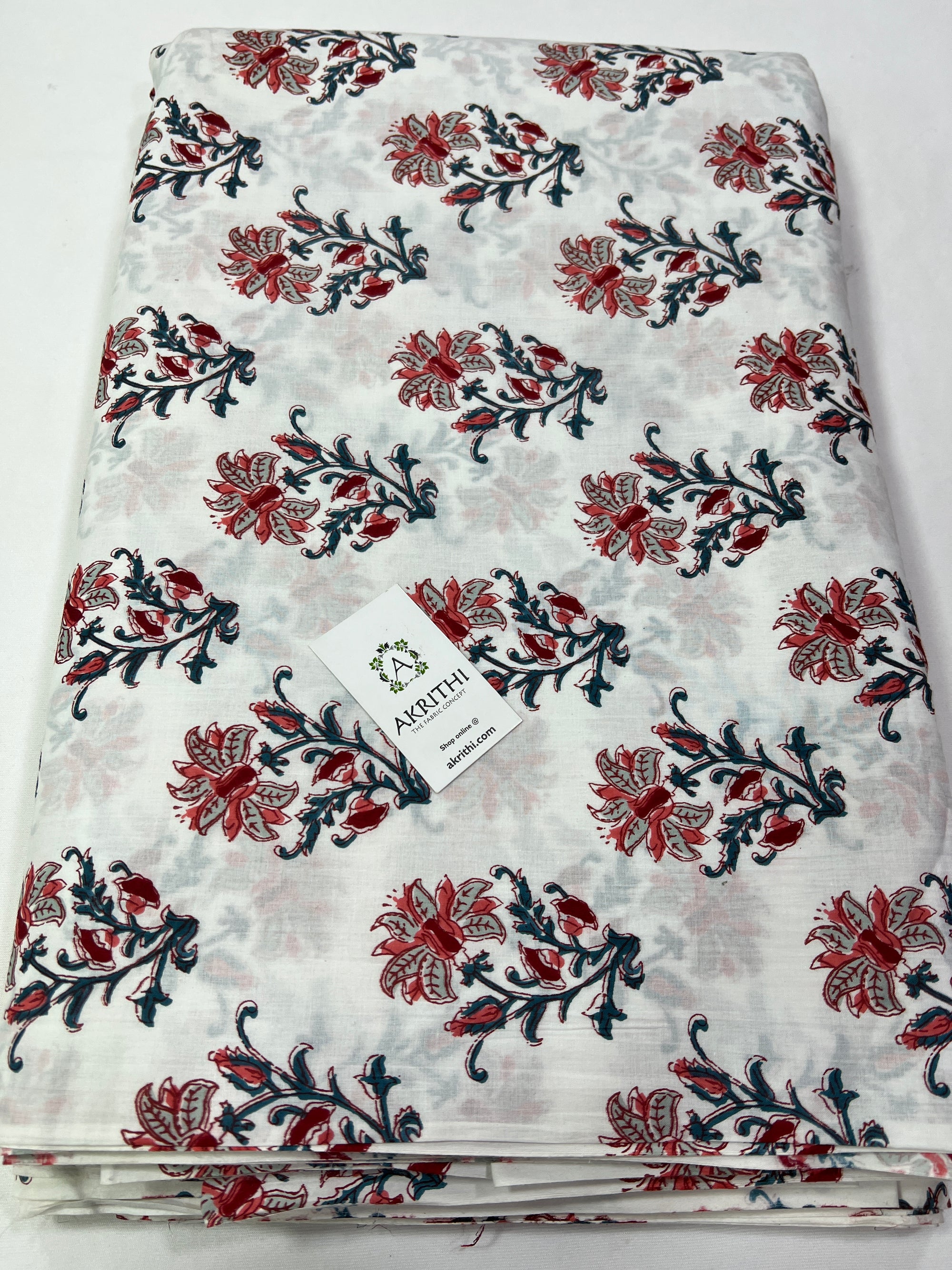 Printed pure cotton fabric