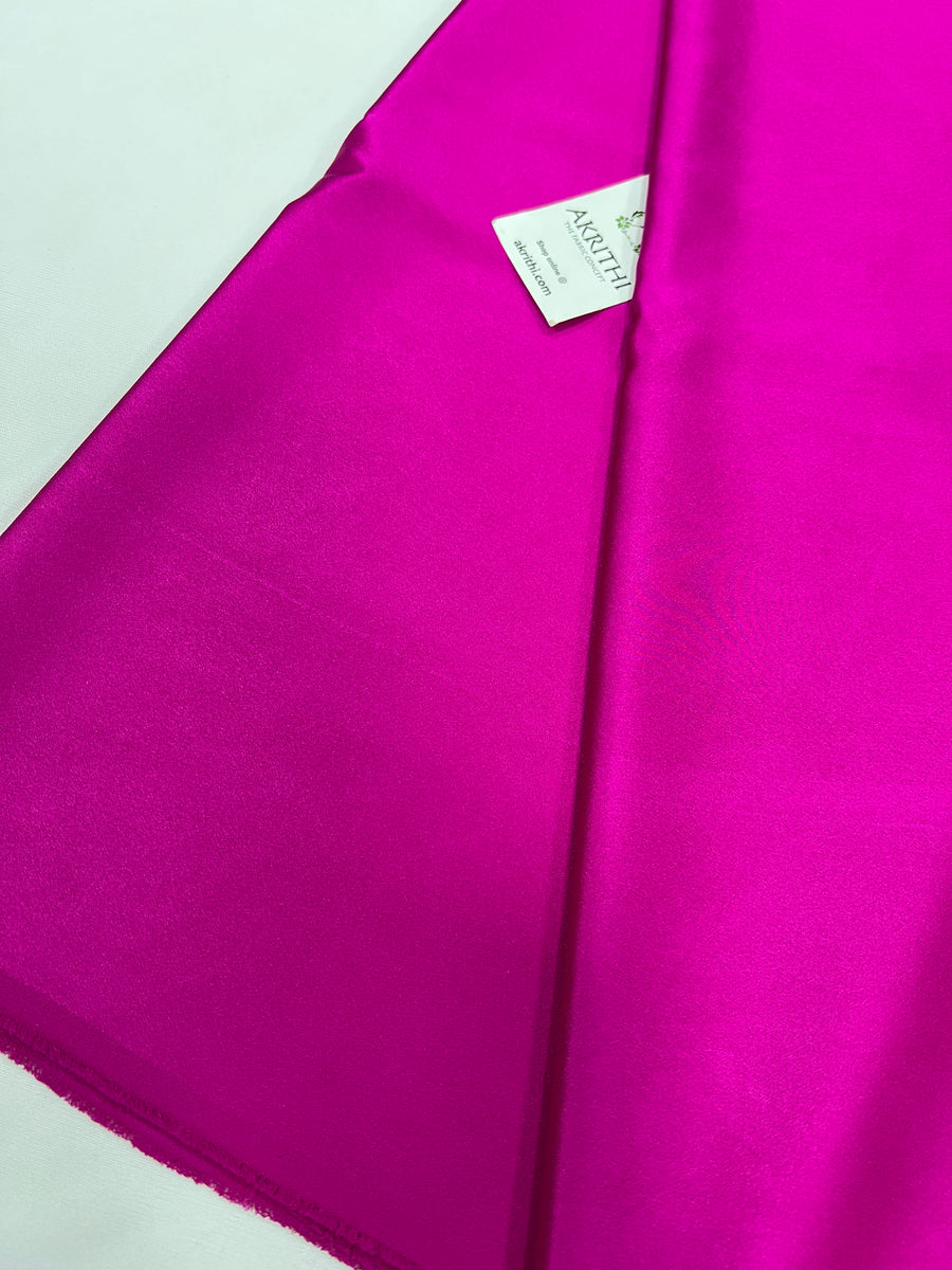 Pure silk satin fabric