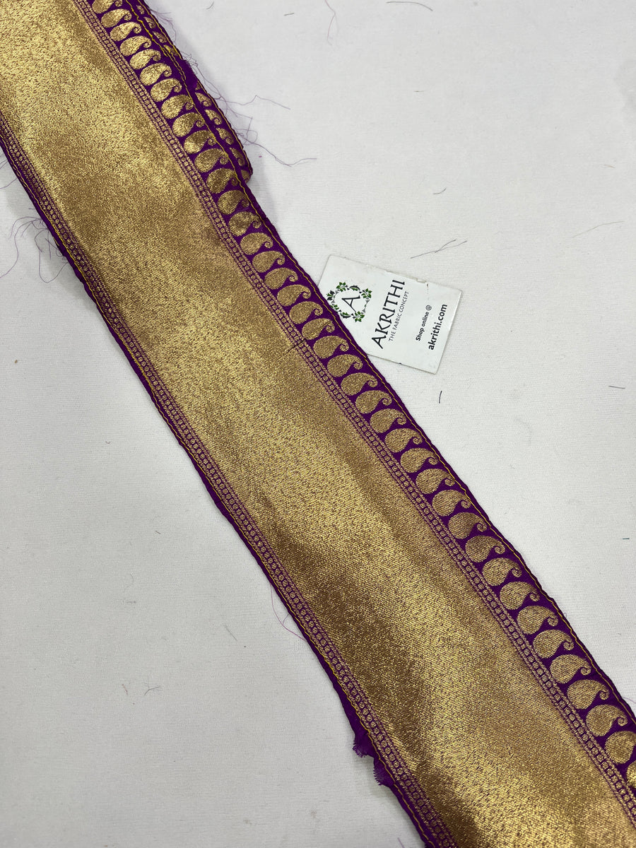 Handloom Banarasi lace 10 metres roll