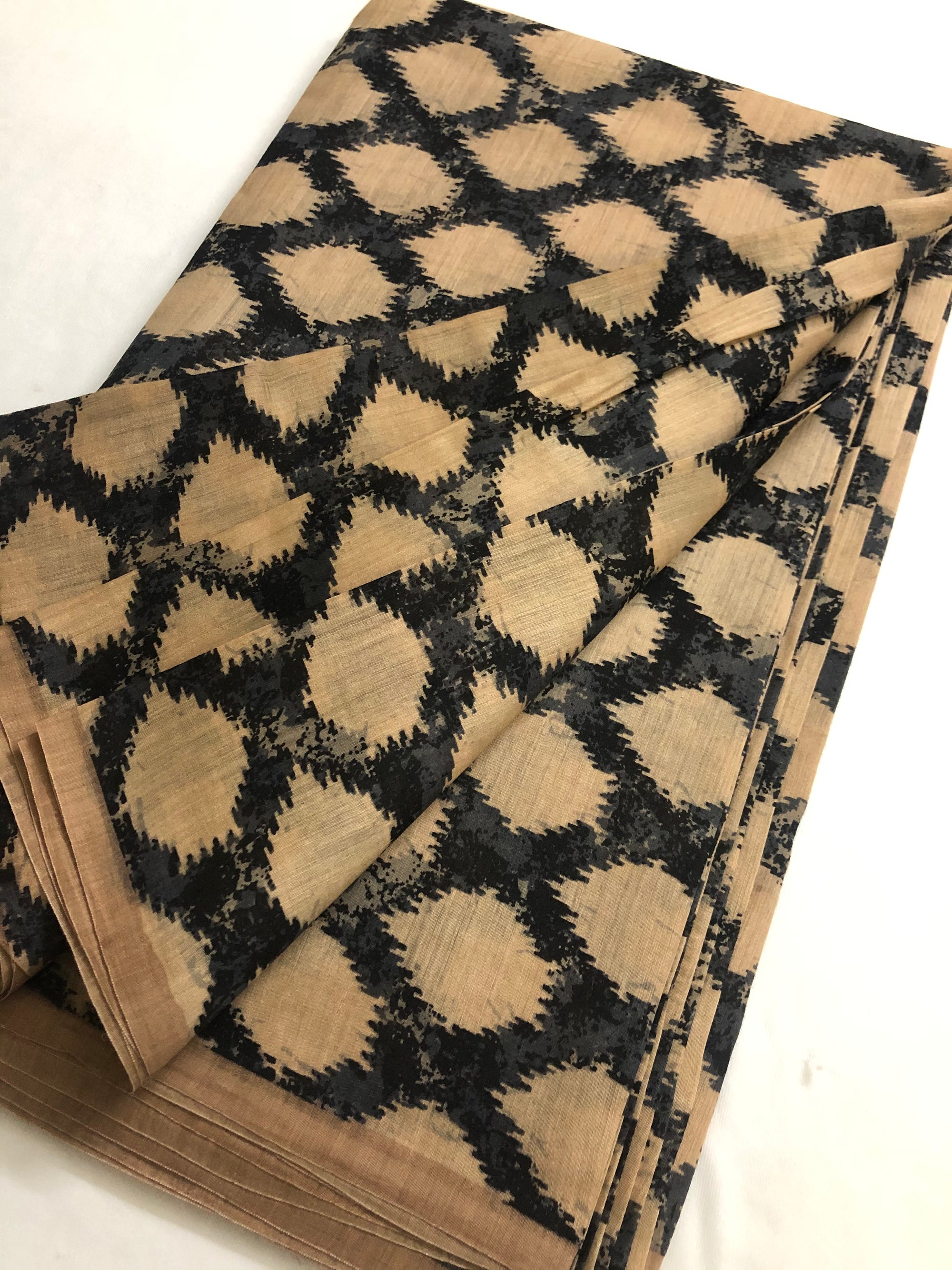 Printed handloom pure munga silk saree