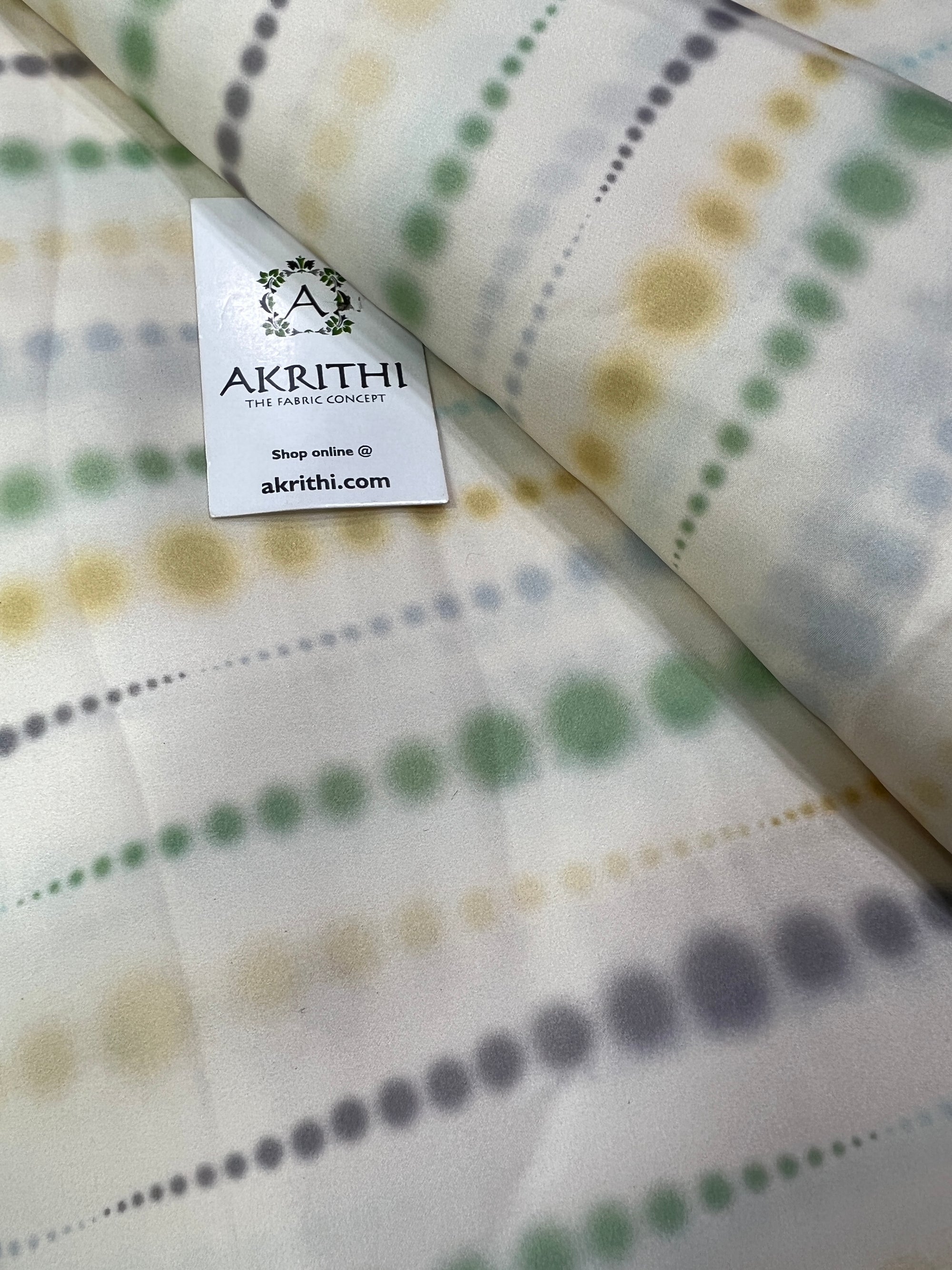 Digital printed modal satin fabric