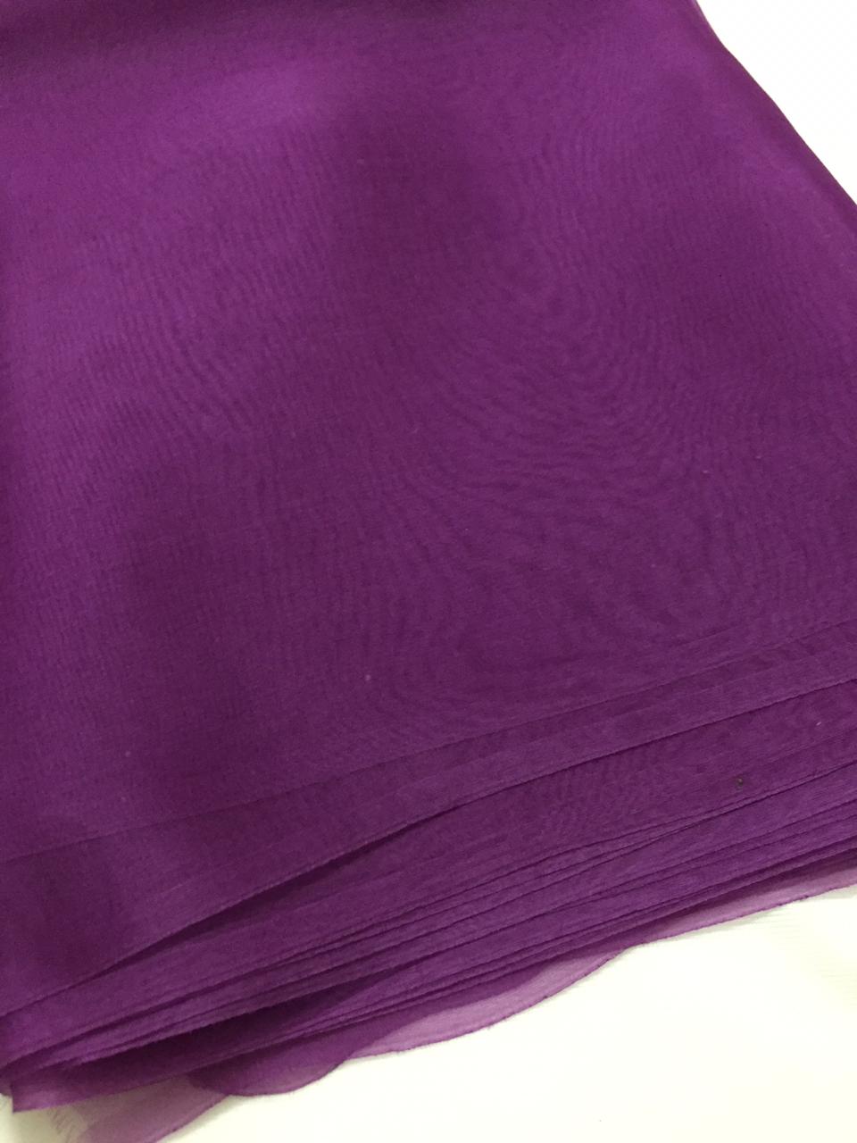 PURE SILK ORGANZA SAREE 20 GRAMS