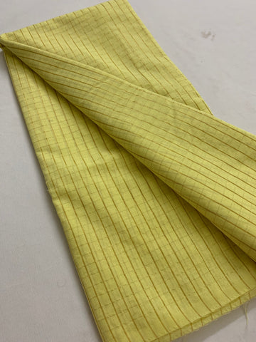 Silk cotton checks fabric