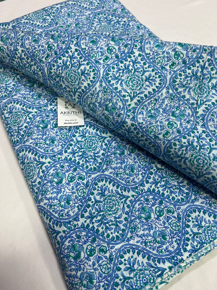 Printed pure cotton fabric