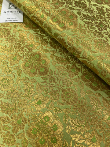 Handloom Banarasi brocade fabric