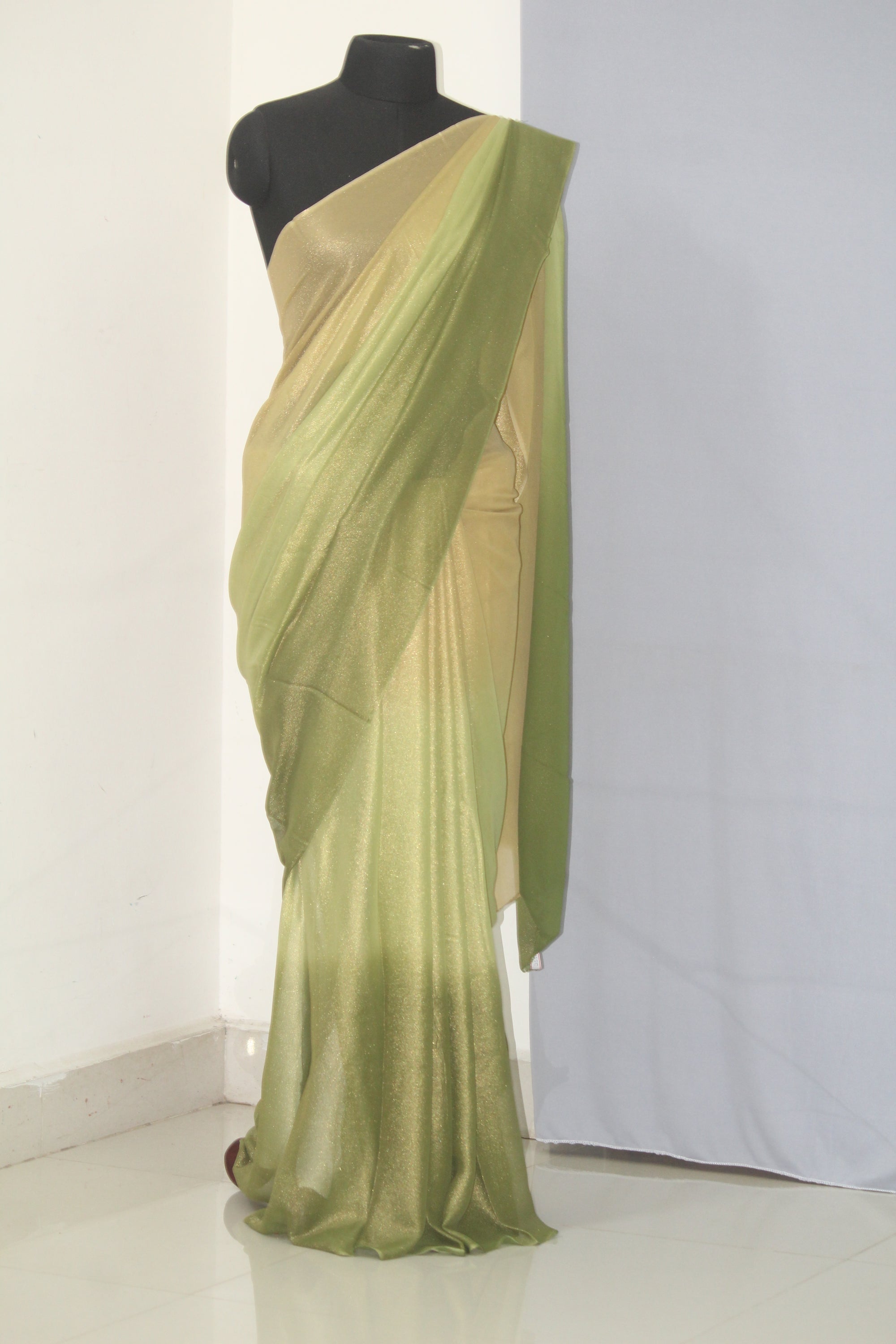 Shimmer georgette saree