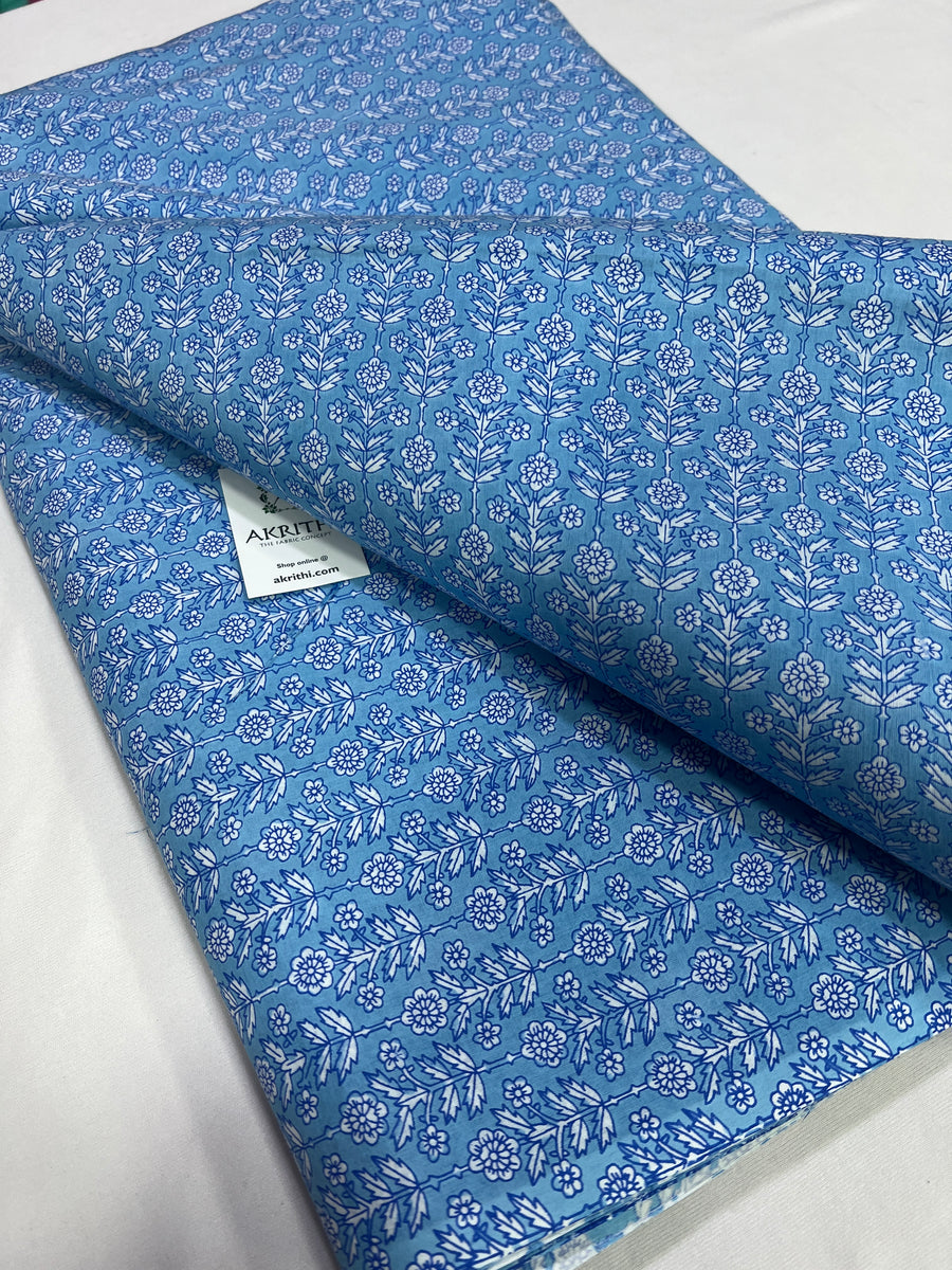 Printed pure cotton fabric