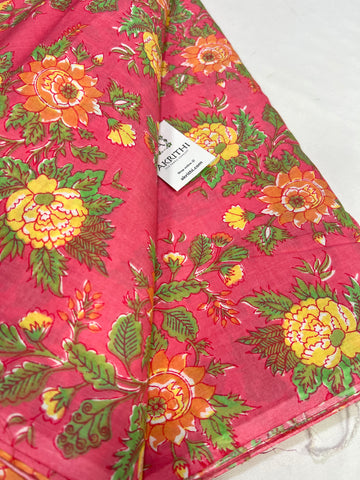 Printed pure cotton fabric