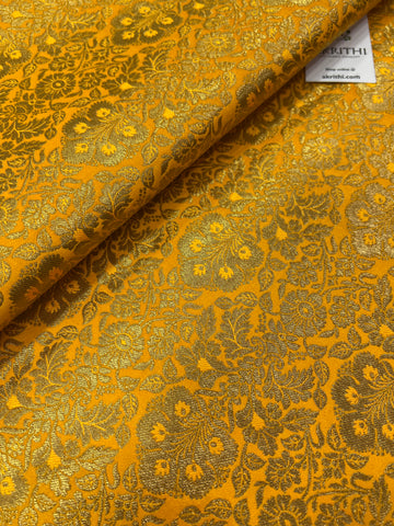 Handloom Banarasi brocade fabric