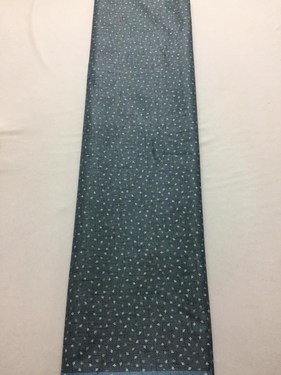 Printed cotton blend fabric