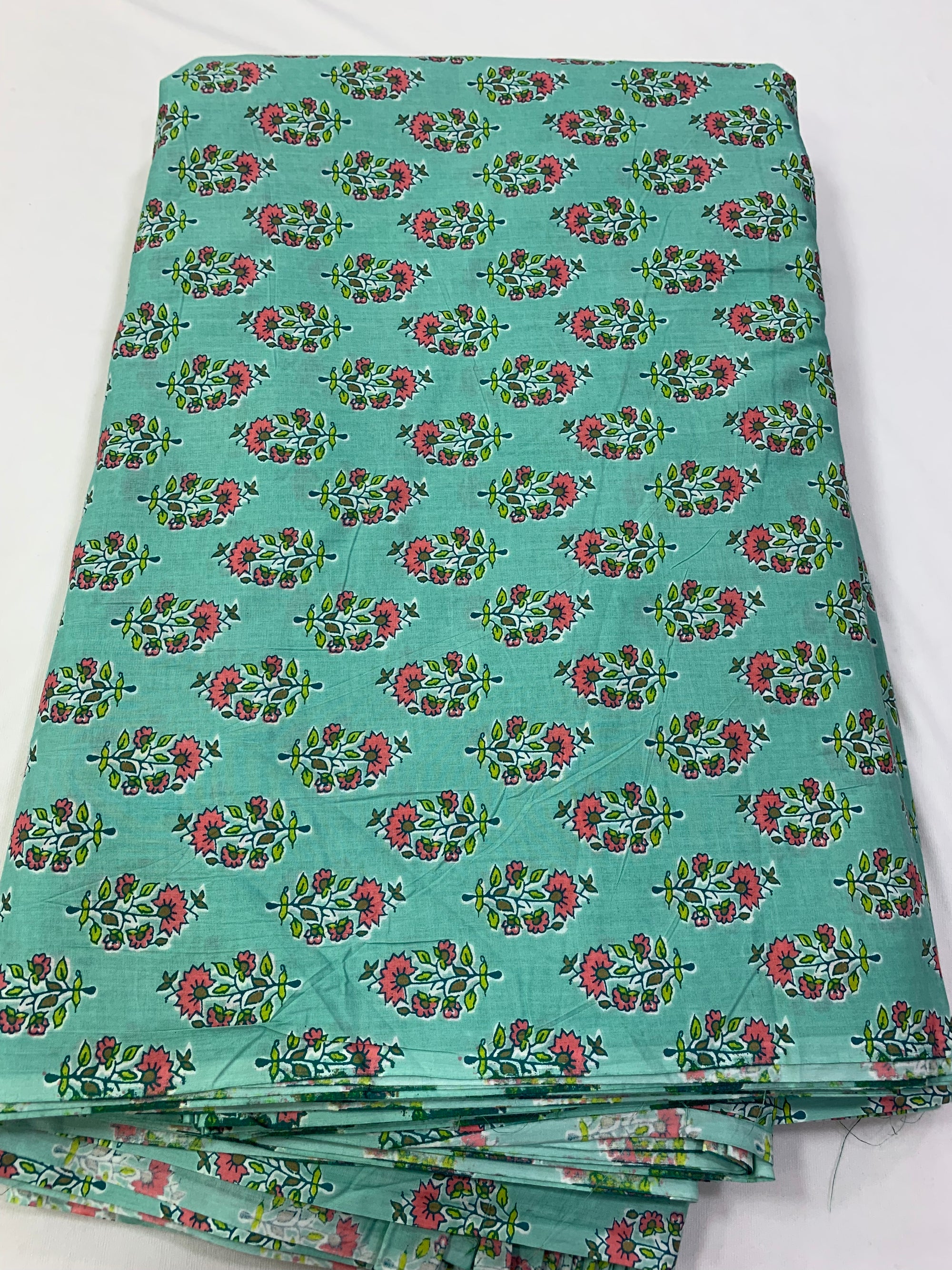 Printed pure cotton fabric