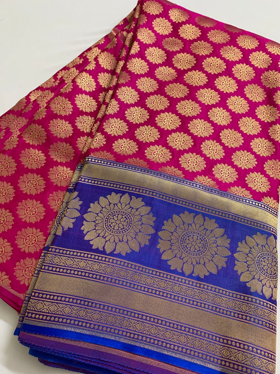 Banarasi brocade fabric 80 cms cut