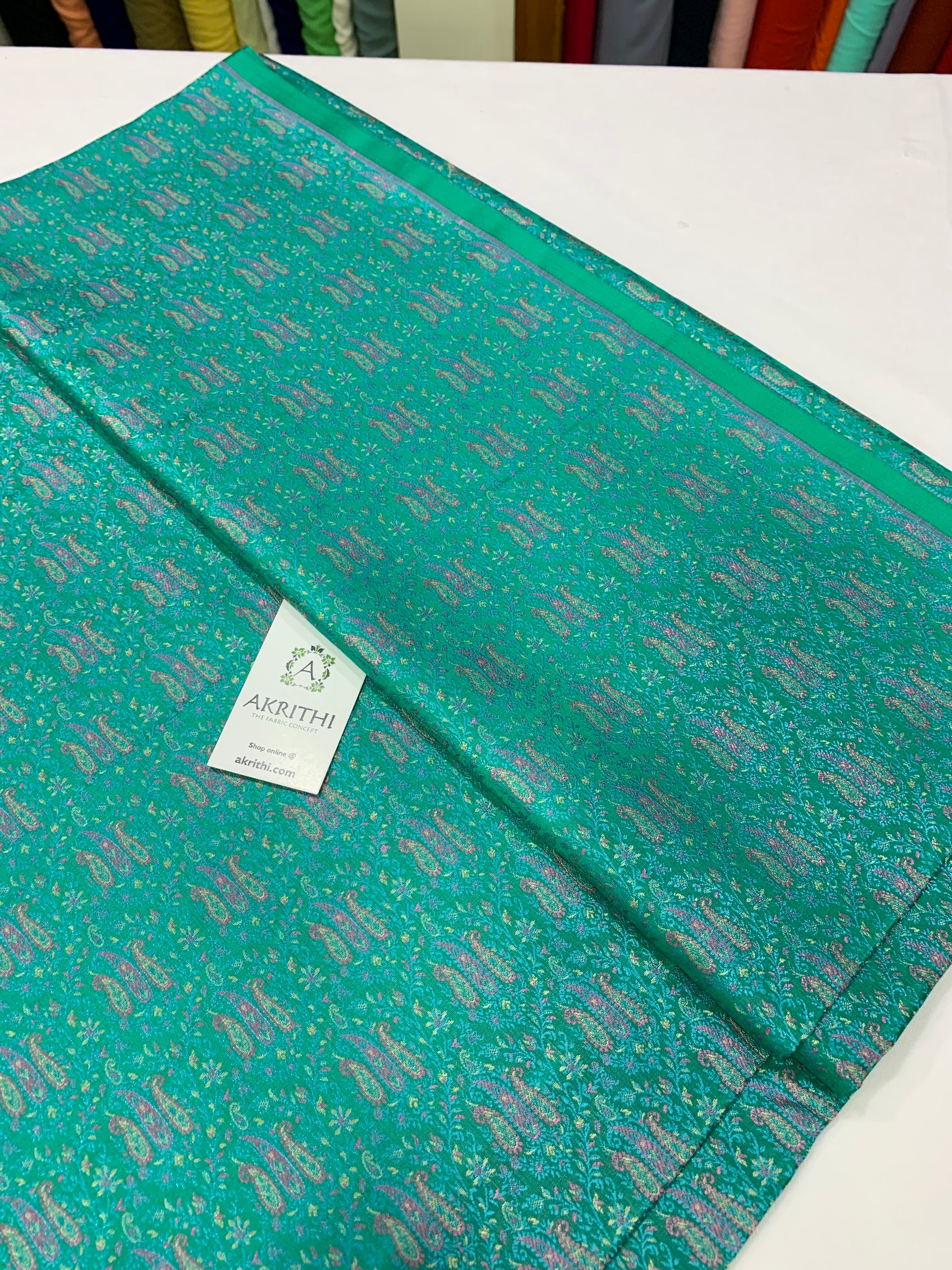 Handloom Banarasi brocade fabric