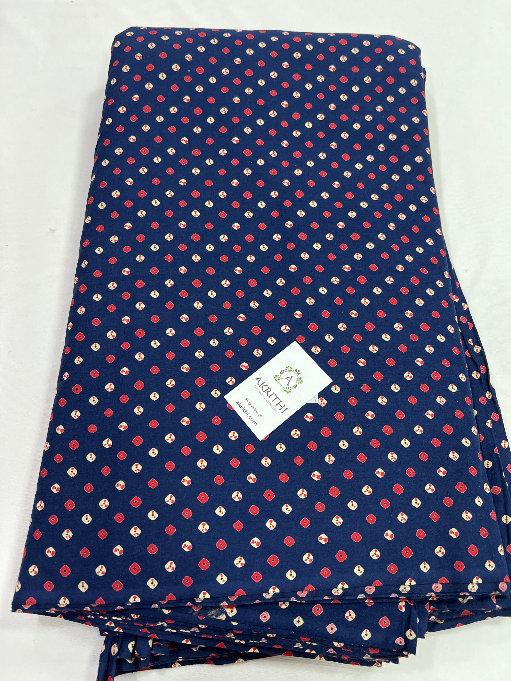 Printed pure cotton fabric