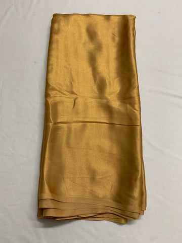 Golden foil georgette saree