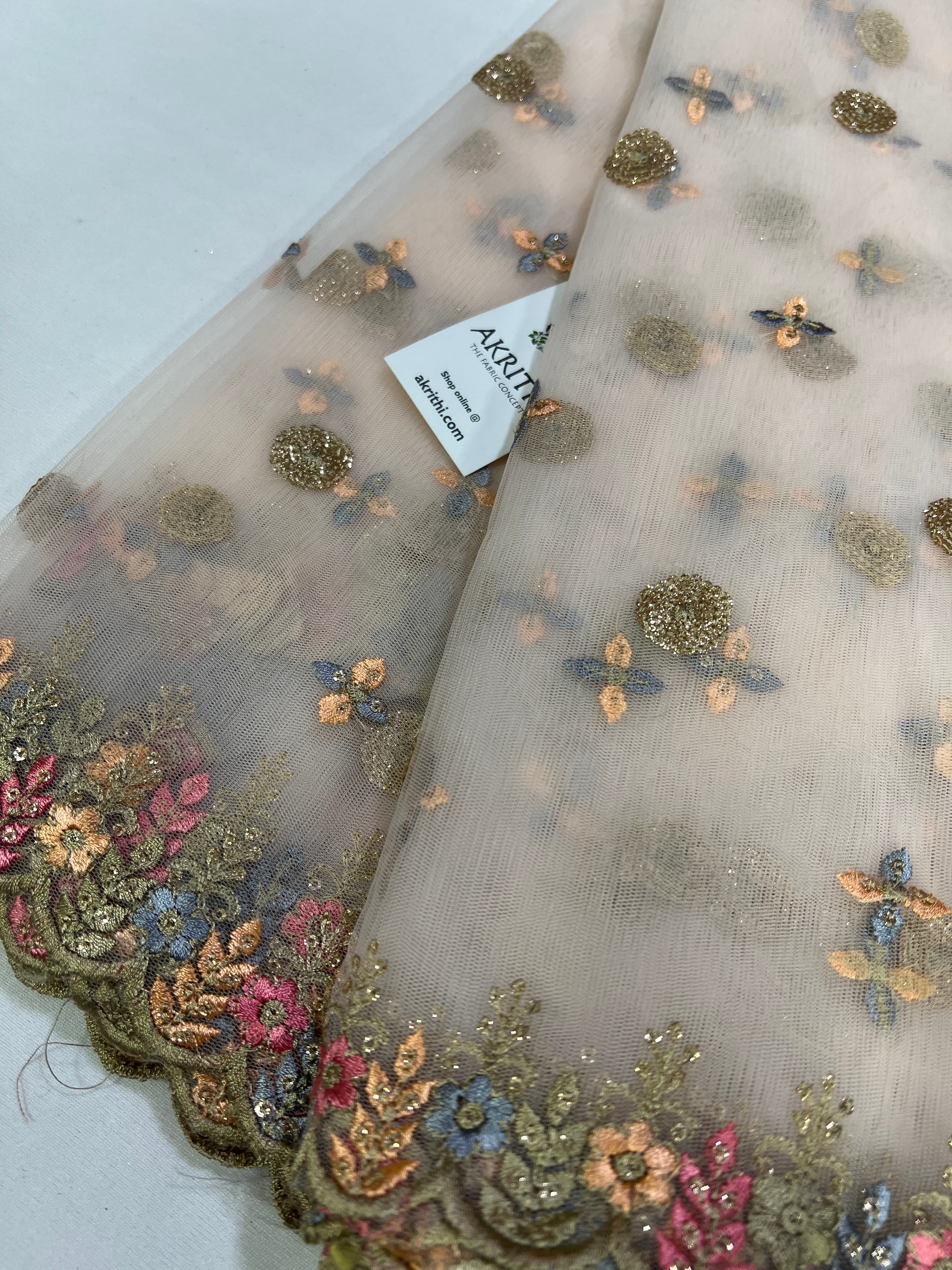 Embroidery fabrics on sale