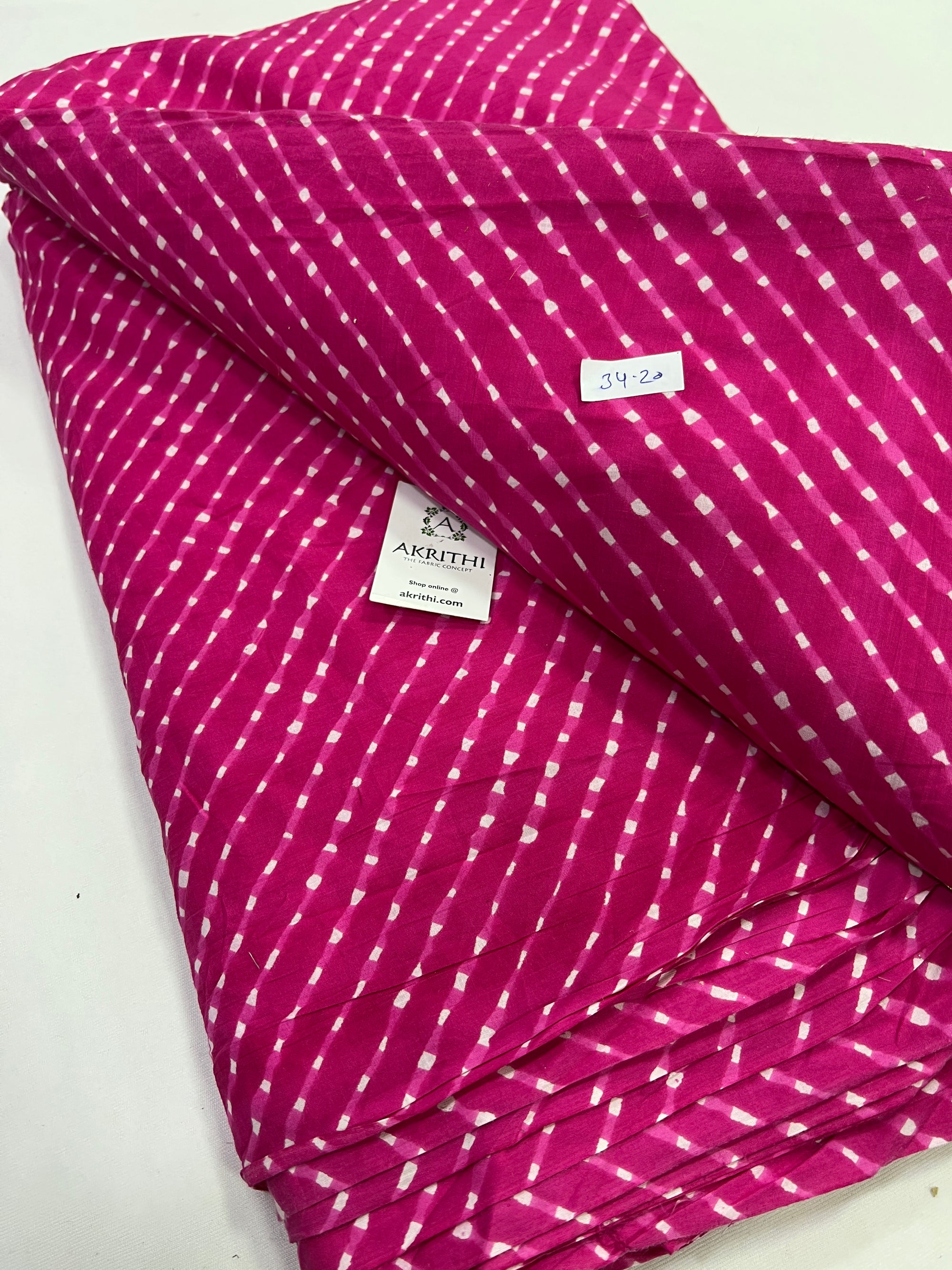 Printed pure cotton fabric