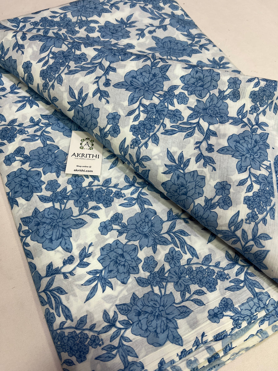 Printed pure cotton fabric