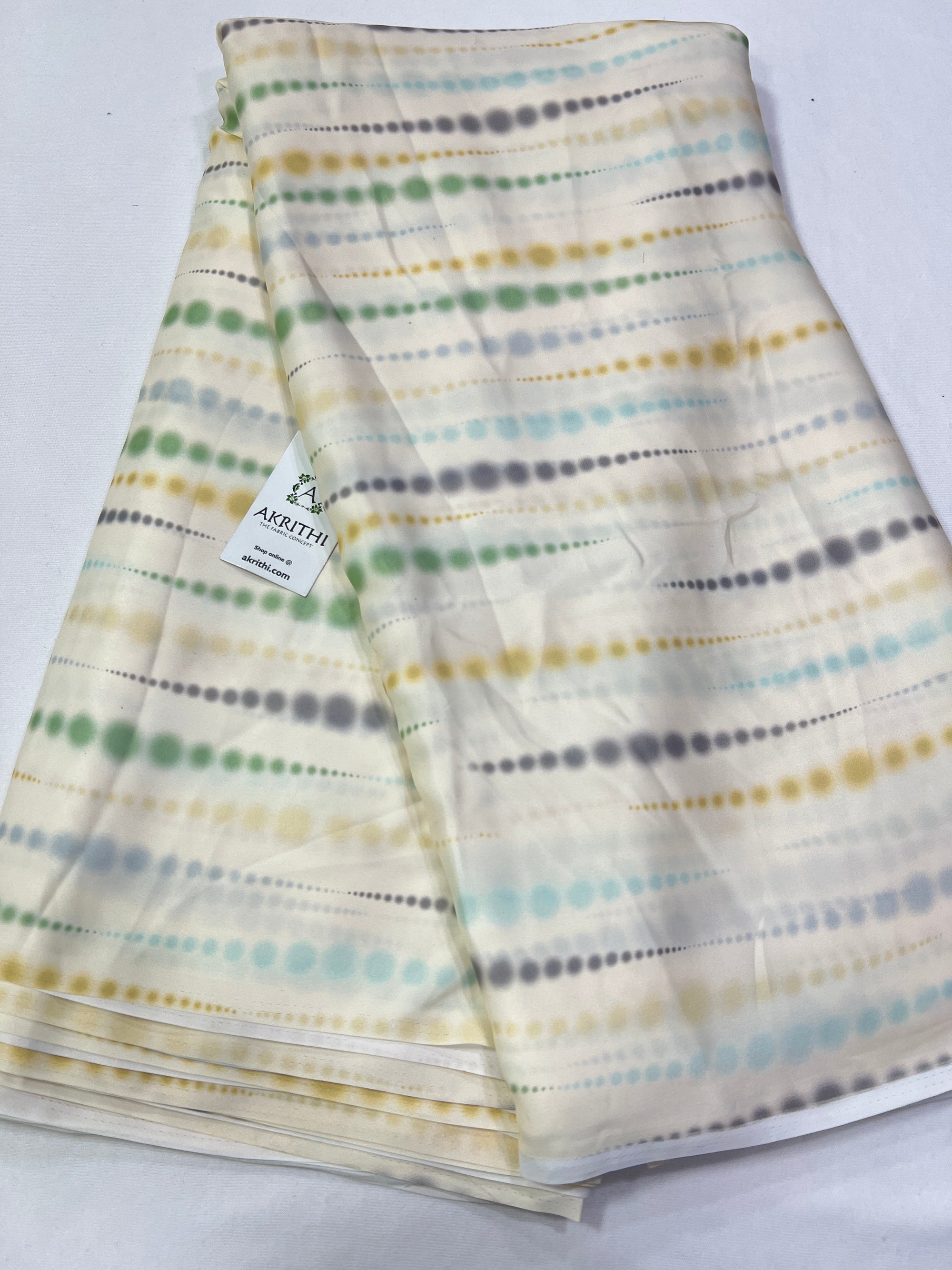 Digital printed modal satin fabric
