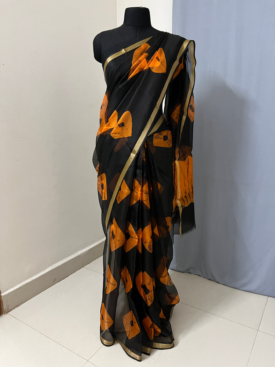 Bandhani pure kota silk saree