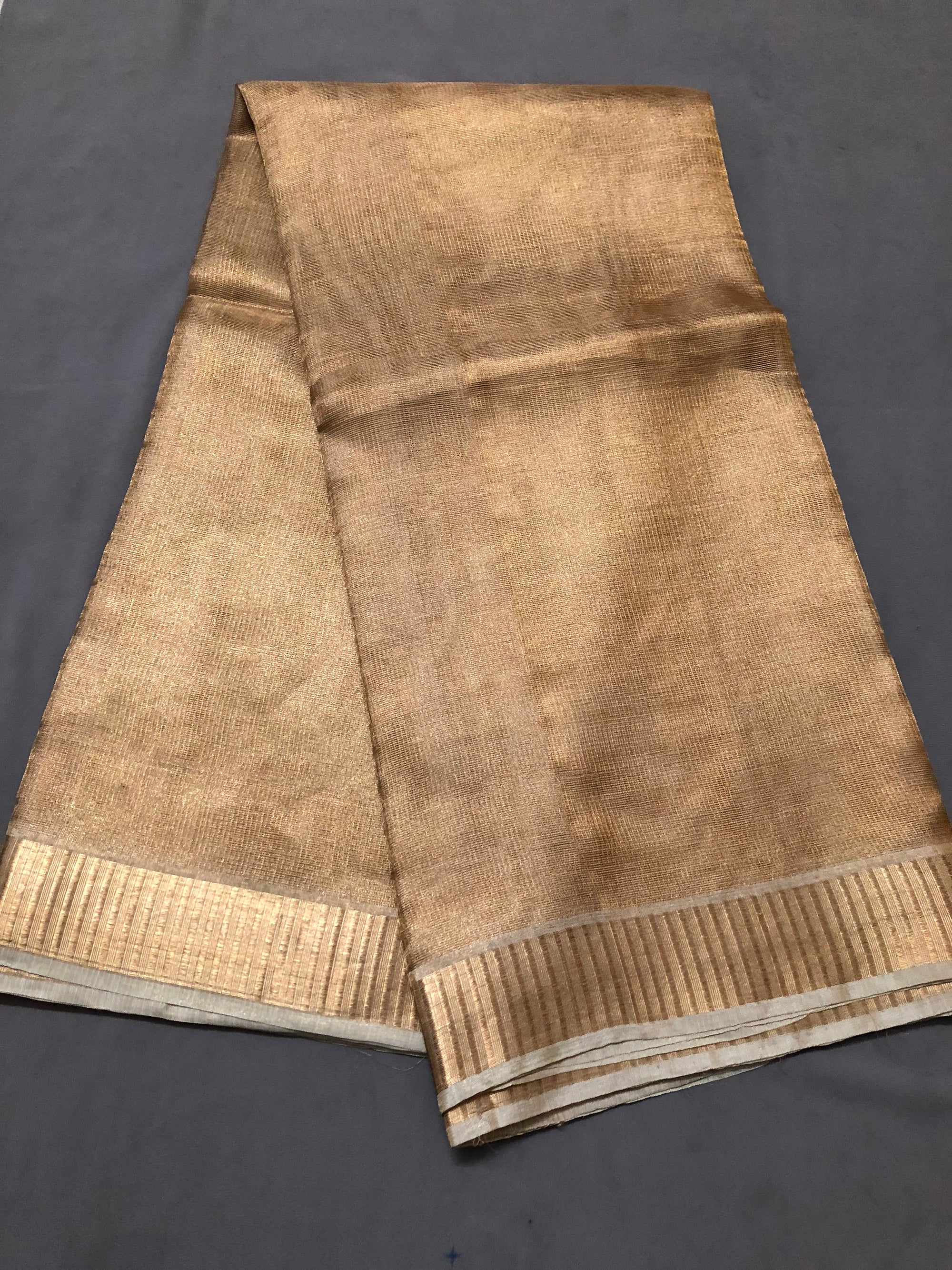 Pure gold tissue saree