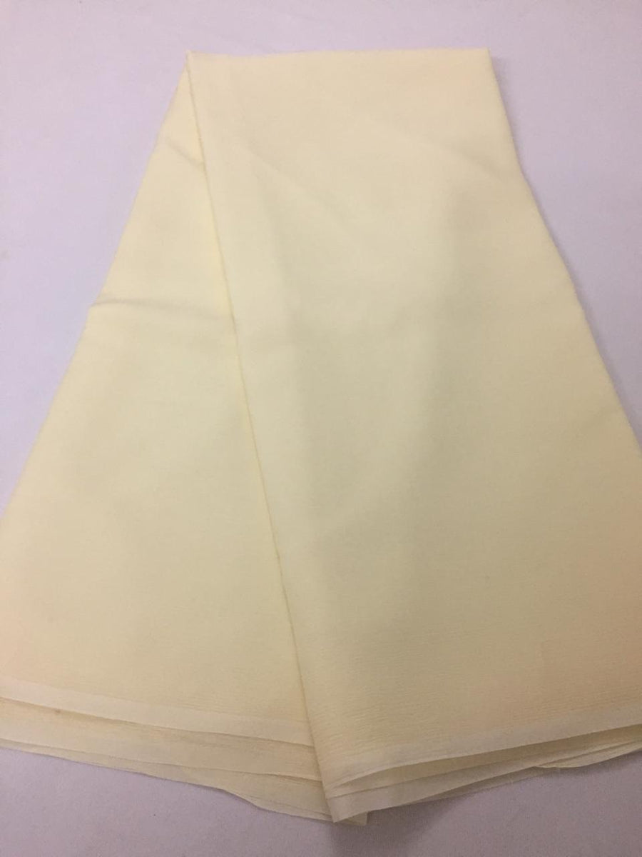 Pure silk platinum chiffon fabric