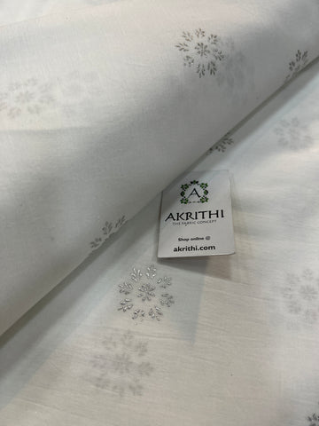 Printed pure cotton fabric